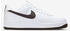 white/metallic gold/chocolate