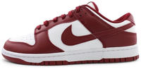 Nike DD1391-601, Nike Dunk Low Retro - Herren Sneakers Schuhe Leder Rot-Wei&szlig;