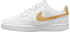 Nike Court Vision Low Next Nature white/metallic gold/white