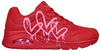 Skechers UNO DRIPPING IN LOVE red pink W