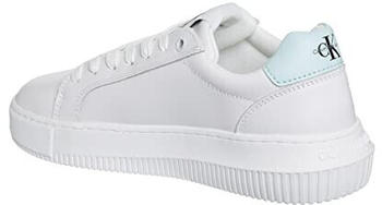 Calvin Klein Jeans Chunky Cupsole Laceup Mon Leather Women (YW0YW00823) white/sprout green