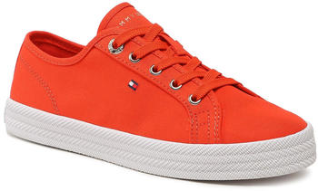 Tommy Hilfiger Essential Vulcanized Sneaker FW0FW07119 deep orange