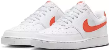 Nike Court Vision Low Next Nature white/picante red