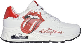 Skechers Uno Rolling Stones white/red
