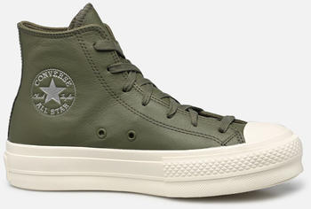 Converse Chuck Taylor All Star Lift Leather High utility/egret/silver