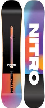 Nitro Herren Prime Chroma Cam-out Wide Snowboard (Schwarz)