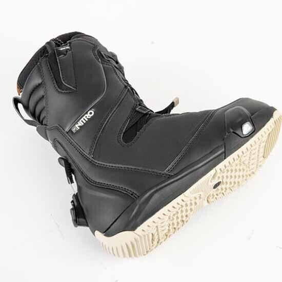 Nitro Cave Tls Step On Woman Snowboard Boots (848640-Black/Sand-240) schwarz