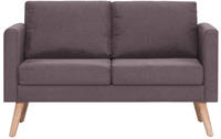 vidaXL 2-Sitzer-Sofa Stoff Taupe