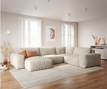DeLife Lanzo XL 360x260 cm Cord beige
