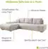 Juskys Ecksofa Iseo L-Form Cord