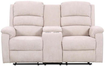 Kauf-Unique Relaxsofa elektrisch 2-Sitzer - Stoff NEVERS beige