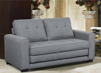 HTI-Line Schlafsofa Azaria 150x80x74 cm Hellgrau