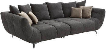 HOM'IN Big-Sofa L FELLINI II 300x87x133cm Schwarz