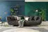 HOM'IN Big-Sofa L FELLINI II 300x87x133cm Schwarz
