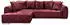 Primo Ecksofa Sentina rot 319x90x194 cm