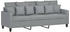vidaXL 3-Sitzer-Sofa Hellgrau 180 cm Stoff (359275)
