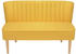 vidaXL Sofa Stoff 117 x 55,5 x 77 cm Gelb (244074)