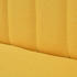 vidaXL Sofa Stoff 117 x 55,5 x 77 cm Gelb (244074)