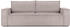 Konsimo Schlafsofa mit Schlaffunktion NAPI Beige Cord Loft 244x89x101 cm