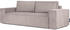 Konsimo Schlafsofa mit Schlaffunktion NAPI Beige Cord Loft 244x89x101 cm