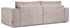Konsimo Schlafsofa mit Schlaffunktion NAPI Beige Cord Loft 244x89x101 cm