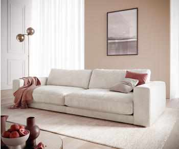 DeLife Big-Sofa Cubico 290x120 cm Cord Beige