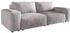 DeLife Big-Sofa Lanzo L 260x110 cm Cord Silbergrau