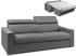 Linea Sofa 4-Sitzer Schlafsofa VIZIR 160 cm (Matratze 18 cm) grau