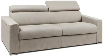 Dunlopillo 4-Sitzer Schlafsofa VIZIR Stoff 160 cm beige