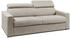 Dunlopillo 4-Sitzer Schlafsofa VIZIR Stoff 160 cm beige
