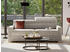 Dunlopillo 4-Sitzer Schlafsofa VIZIR Stoff 160 cm beige