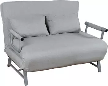 VCM Kolino Schlafsofa 127x95x78 cm grau