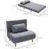 HomCom Schlafsofa 94x78x80 cm grau