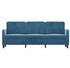 vidaXL 3-seater sofa 198 x 77 x 80 velvet