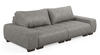 VitaliSpa Sofa L Form Perry 260x160 cm Grau