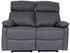 Mendler 2er Kinosessel MCW-L93 Stoff/Textil dunkelgrau