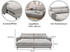 Froschkönig24 Barura Loveseat 292x194 cm Dunkelgrau