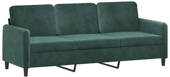 vidaXL 3-seater sofa 198 x 77 x 80 velvet green