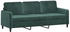 vidaXL 3-seater sofa 198 x 77 x 80 velvet