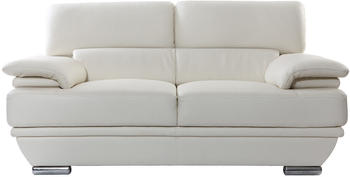 Miliboo Ewing 2 Seater Sofa Leather white