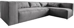 DeLife Couch Brom Grau 267x173 cm Ottomane variabel Ecksofa - grey polyester (22395)