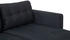ebuy24 Marino Sofa BA4 Chaiselongue rechts oder links gewendet in Velour schwarz (12-43943 )