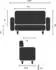 HJH Office Loungesofa / Clubsofa ST. LUCIA Kunstleder 2-Sitzer weiß hjh OFFICE plastic (713401)