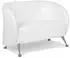HJH Office Loungesofa / Clubsofa ST. LUCIA Kunstleder 2-Sitzer weiß hjh OFFICE plastic (713401)