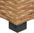 vidaXL Ecksofa mit Auflagen Natur Rattan (286279)