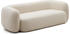 Kave Home Martina Himalaya 3-Sitzer Sofa elfenbein/off white 246x112x76 cm