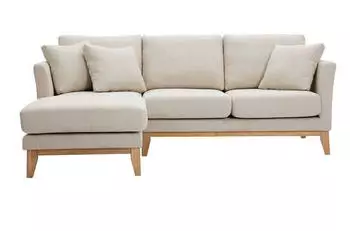 Miliboo Left Angle Sofa Oslo Beige