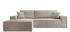Selsey Ecksofa Farese Ottomane links Cordbezug Beige