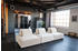 Kawola Sofa Modulsofa Cord WIOLO Soft cremeweiß 3 Module 3 Rückenkissen