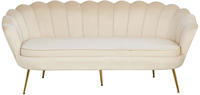 SalesFever 3-Sitzer "Clam Komfortsofa" Extravagantes Muscheldesign: 180 cm Breite